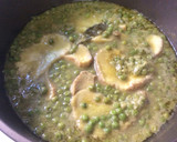 Foto del paso 8 de la receta: Cazón en salsa verde con guisantes