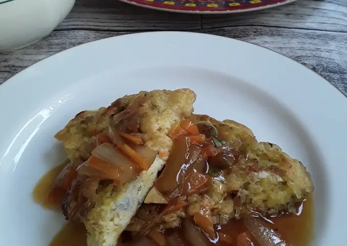 Langkah-langkah untuk membuat Resep Fuyunghai Kepiting ala rumahan