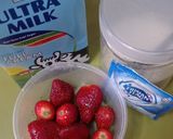 Foto langkah ke 1 dari resep 43. Dalgona Strawberry.