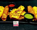 A picture of step 5 of Mix Veg Besan Chilla.