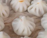 A picture of step 5 of Steamed Rava modak.