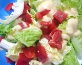 Foto langkah ke 3 dari resep Simple Salad with Homemade Dressing.