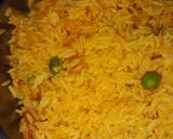 A picture of step 1 of Peas pulav.