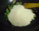 A picture of step 4 of Semolina Peas Upma.