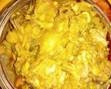 A picture of step 10 of Banana Flower mixed vegetables Curry.