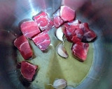 Foto del paso 1 de la receta: Jarrete de ternera con garbanzos al ras el hanout y verduras