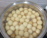 Foto langkah ke 3 dari resep Bubur Candil ubi.