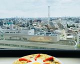 A picture of step 5 of Pizza Bismarck.