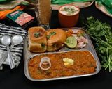 A picture of step 5 of Pressure Cooker Pav bhaji in 25 minutes.