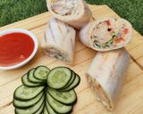 A picture of step 7 of Malai Tikka Shawarma Roll 🌯🌯.