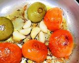 A picture of step 3 of Garlic Raw Mango Tomato Chutney.