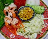 รูปขั้นตอนการทำที่ 1 ของ สลัดกุ้ง