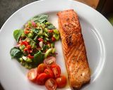 Foto langkah ke 5 dari resep Salmon panggang dabu-dabu.