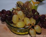 A picture of step 7 of Persian pickled grapes.