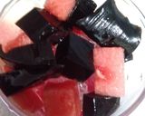 Foto langkah ke 3 dari resep Es Cincau Semangka.