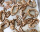 A picture of step 2 of Oven ‘fried’ squid.