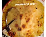 A picture of step 3 of Maha Raja paratha.
