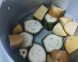 A picture of step 1 of Navratri Special Raw Banana Malai Kofta.