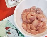 A picture of step 2 of Chicken Manchurian.