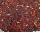 A picture of step 7 of Beetroot Burfi.