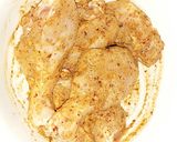 A picture of step 2 of Crusted fried chicken.