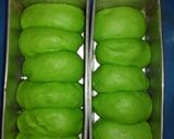 Foto langkah ke 7 dari resep Roti Sobek Pandan (Berserat sempurna).