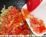 A picture of step 4 of Dry Karela fry sabzi.