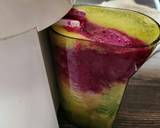 Foto langkah ke 4 dari resep Exotic Pink Juice (Buah Naga Nanas Pisang Kurma Sunkist Daun Mint).