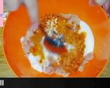 A picture of step 3 of Chicken tikka bread roll.