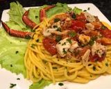 Pas rețetă Paste cu carne de crab🦀🦀 1 fotografie