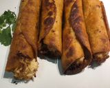 A picture of step 6 of Easy Creamy Chicken Flautas.