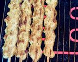 A picture of step 5 of Chicken Seekh kabab.
