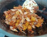Foto langkah ke 3 dari resep Cumi Asin & Tempe Balado.