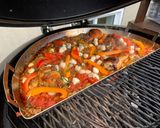 Une image de l'étape 9 de Paella sur BBQ au charbon.