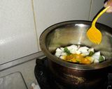 A picture of step 3 of Morcurry kerala style/morkuzhambu.