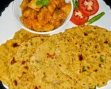 मिस्सी रोटी और चटपटी आलू की सब्जी रेसिपी चरण 9 फोटो