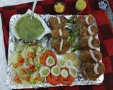 A picture of step 3 of Chicken tikka shami kababs.