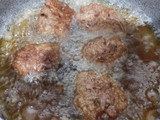 Frituras de malangas con paté de res