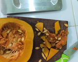 Foto langkah ke 1 dari resep Bolu labu kuning / steamed pumpkin cake / Cake labu kukus.