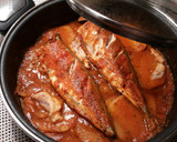 Foto del paso 16 de la receta: Cazuela de chicharros, en salsa de tomate y patatas