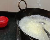 A picture of step 1 of Sabudana vada.