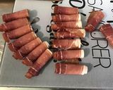 Une image de l'étape 11 de Salade surprise multicolore marinée au jambon cru.