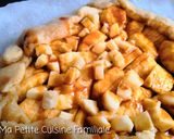 Une image de l'étape 3 de Tarte rustique aux pommes, banane et caramel.