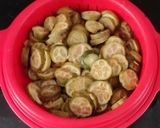 A picture of step 2 of Pointed gourd groundnut subji.