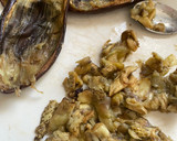Foto del paso 1 de la receta: Berenjena rellenas muy fácil y rápido