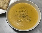 Foto langkah ke 6 dari resep Butternut Squash Soup (Sup Labu Kuning) - clean eat.