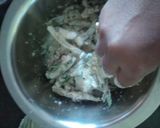 A picture of step 2 of Crispy bhindi.
