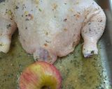 Foto del paso 3 de la receta: Pollo al horno con puré de zanahoria, zapallo y boniato