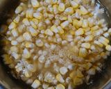 A picture of step 1 of Masala corn.