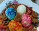 Gambar langkah 4 resipi Telur Dinosour Gemilang 3 Rasa.